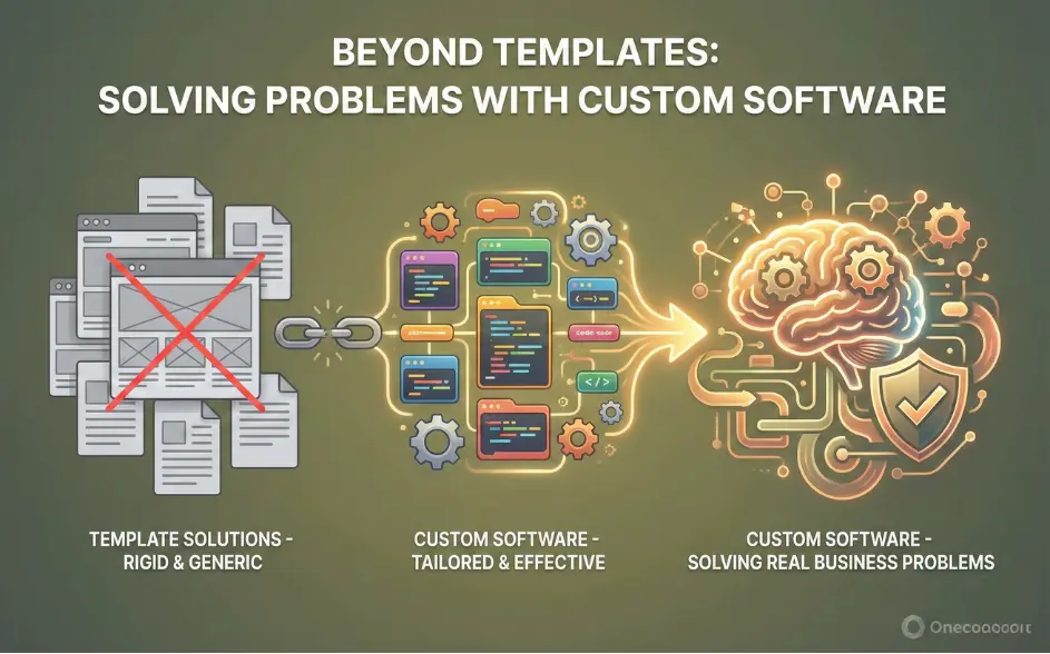 Beyond Templates: Solving Problems with Custom Software