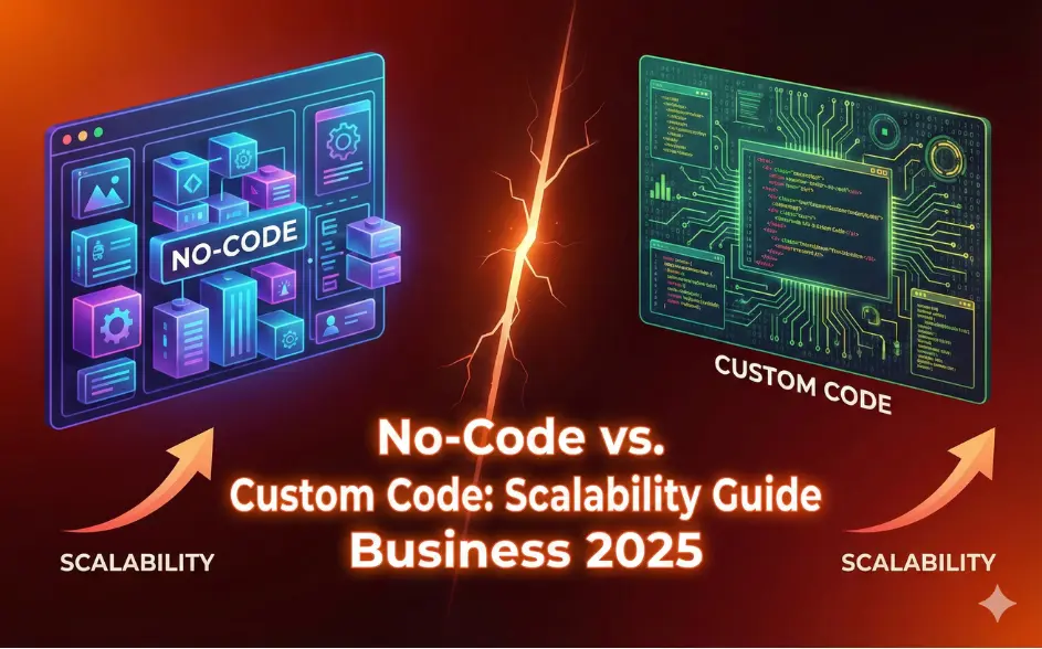 No-Code vs. Custom Code: Scalability Guide Business 2025