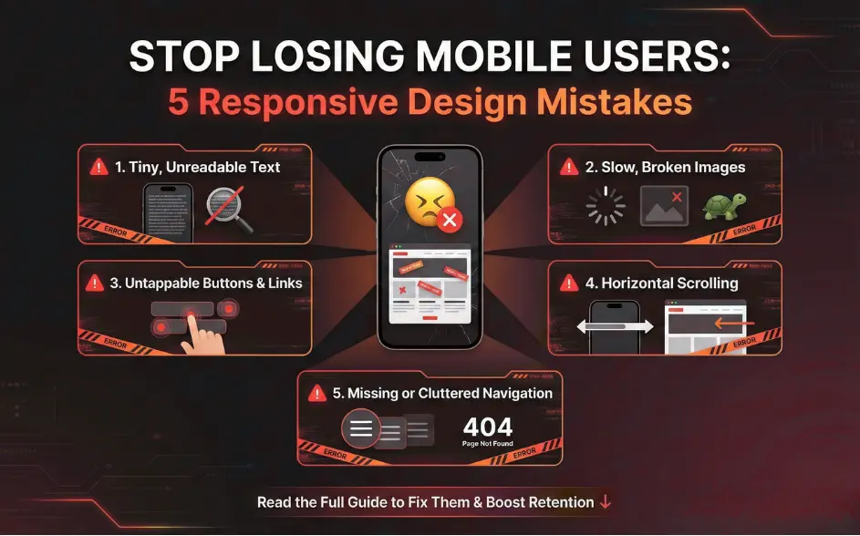 Stop Losing Mobile Users: 5 Responsive Design Mistakes