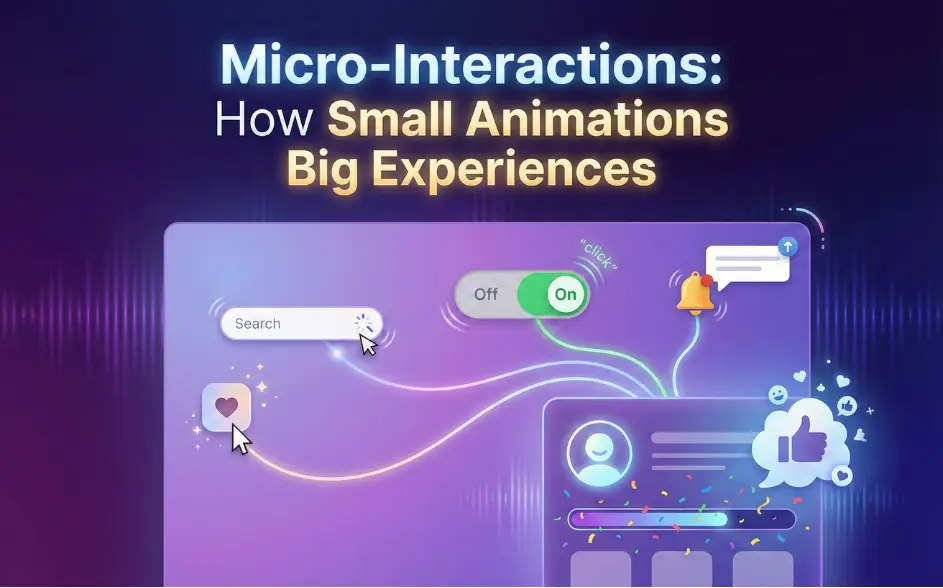 Micro-Interactions: How Small Animations Big Experiences