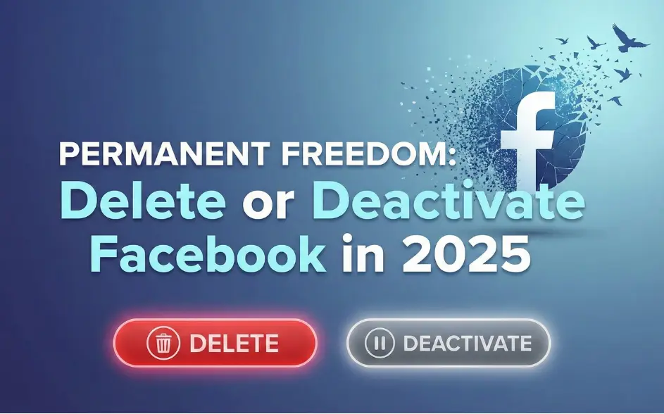 Permanent Freedom: Delete or Deactivate Facebook in 2025