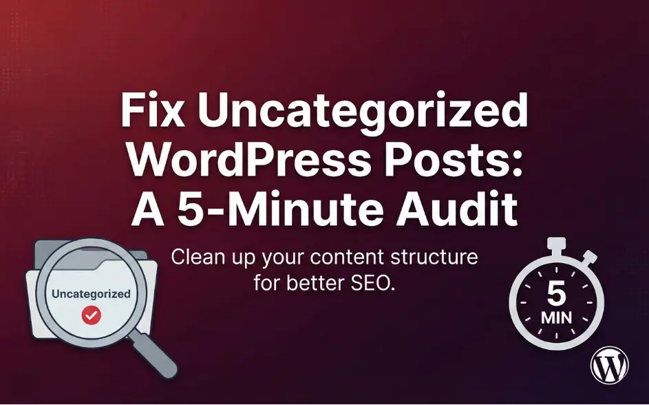 Fix Uncategorized WordPress Posts: A 5-Minute Audit