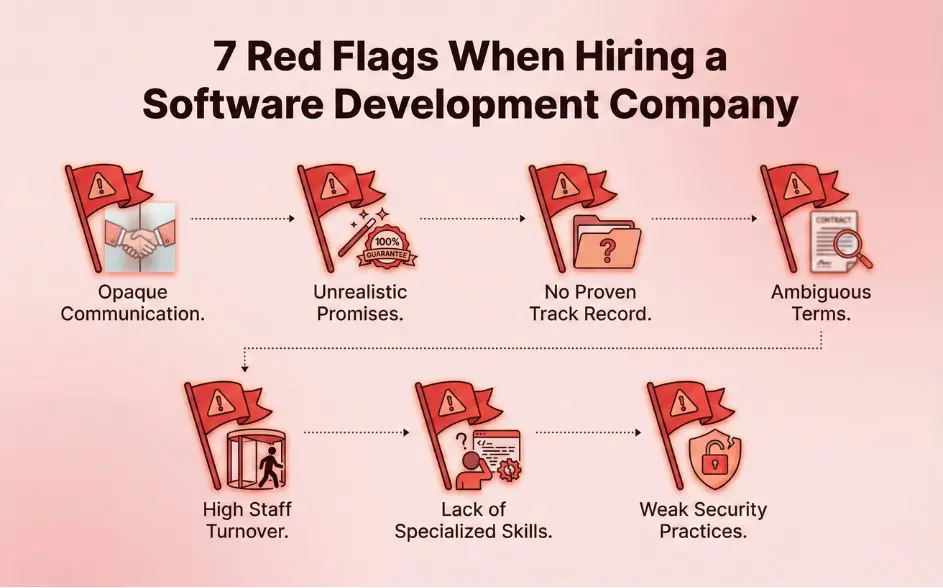 7 Red Flags When Hiring a Software Development Company