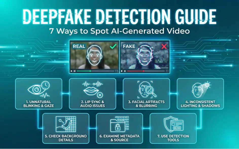 Deepfake Detection Guide: 7 Ways to Spot AI-Generated Video