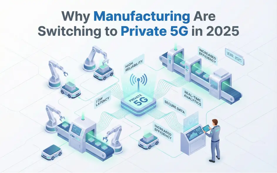 Why Manufacturing Are Switching to Private 5G in 2025